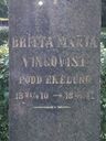 Record image of Britta Maria Wingqvist (born Ekelund)