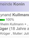 Record image of Wilhelmine Kuhlmann (geb. Krüger / Krueger)