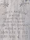 Record image of Alfred K. Hagedorn