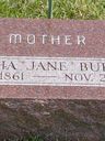 Record image of Martha Jane Burton (born Mansfield)
