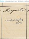 Record image of Margaretha Perchthaler (geb. Riegler)