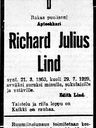Record image of Richard Julius Lind