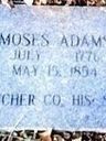 Record image of Moses Adams