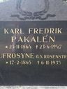 Record image of Maria Eufrosina Pakalén (o.s. Rosenström)