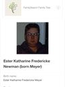 Record image of Ester Katharine Fredericke Newman (geb. Meyer)
