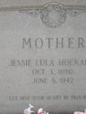 Record image of Jessie Lula Huckabee (born Kirkland)