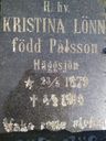 Record image of Kristina Lönn (born Pålsdotter Tomasson)