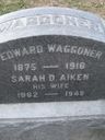 Record image of Sarah D "Sadie" Waggoner (born Aiken)