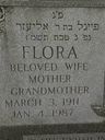 Record image of Flora MORRIS (born SCHWARTZ)