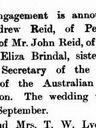Record image of Eliza Ellen Reid (born Brindal)