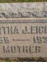 Record image of Martha Jane Eicher (born Brooks)