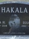 Record image of Eva Hilja Hakala (born Romu)