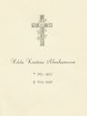 Record image of Hilda Christina Abrahamsson (o.s. Nilsson)