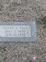 Record image of Sarah Elizabeth "Sallie" Bell (born Brewer)