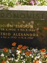 Record image of Astrid Alexandra Grönqvist (born Nyberg)