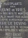 Record image of Grietje de Vries (geboren Hoving)