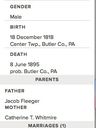 Record image of Daniel D Pfleger