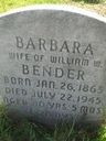 Record image of Barbara D Bender (born Yoder)