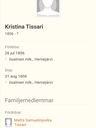 Record image of Christina Matintytär Vatanen (o.s. Tissari)