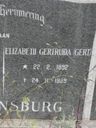 Record image of Elizabeth Gertruida (Gert) Janse van Rensburg (born Honey)