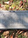 Record image of Lucinda S. Asbury (born Atkinson)