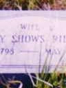 Record image of Mary Nancy (Polly) Riley (born Shows (Schauss))