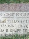 Record image of Willard Elias Coleman