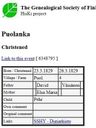 Record image of Pekka Davidinpoika Väisänen