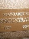 Record image of Margaret M. Snodgrass (born Vogel)