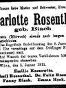 Record image of Charlotte Lotti Rosenthal Rosenthal (born Biach)