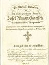 Record image of Josef Anton Götsch