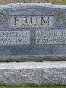 Record image of Alice Emma Frum (born Williams)