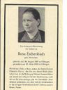 Record image of Rosa Viktoria Eschenbach (born Schweizer)