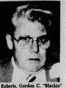 Record image of Gordon Clyde "Blackie" Roberts