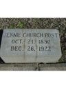 Record image of Jennie Post (born Church)