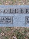 Record image of Mary Leona "Leona" Boedeker (born Sans)