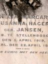 Record image of Cornelia Margaretha Susanna Hager, b1 SM (born Jansen)
