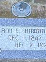 Record image of Ann Elizabeth Fairbanks (born Hardy)