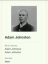 Record image of Adam Johnston