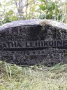 Record image of Agatha Eliaantytär Lehikoinen (born Uotinen)