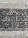 Record image of Miriam Theresa (Minnie) Johnston (born Vancamp)