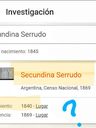 Record image of Secundina Garcia (born Serrudo)
