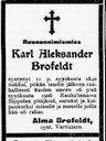 Record image of Carl Alexander Pettersson Brofeldt