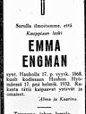 Record image of Emma Heikintytär Engman