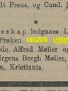 Record image of Alfhild Ulrikke Røren (born Møller)
