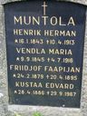 Record image of Vendla Maria Henrikintytär (Muntola) (born Lindroos)