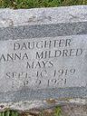 Record image of Anna Mildred Mays