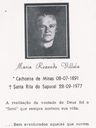 Record image of Maria "Mariquinha" Rezende Villela