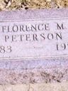 Record image of Florence May Peterson (rozená TROWBRIDGE)