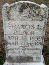 Record image of Frances L. "Fannie" Black (born Jones)